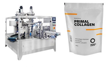 ਜ਼ਿੱਪਰ ਦੇ ਨਾਲ ਡੋਏ ਬੈਗ ਲਈ ਆਟੋਮੈਟਿਕ ਪਾਊਡਰ ਪੈਕਜਿੰਗ ਮਸ਼ੀਨ