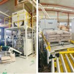 15 ਕਿਲੋਗ੍ਰਾਮ ਲੱਕੜ ਦੇ ਪੈਲਟਸ ਵਜ਼ਨ ਫਿਲਿੰਗ ਬੈਗਿੰਗ ਪੈਲੇਟਾਈਜ਼ਿੰਗ ਲਾਈਨ ਡਿਲੀਵਰੀ ਲਈ ਤਿਆਰ ਹੈ